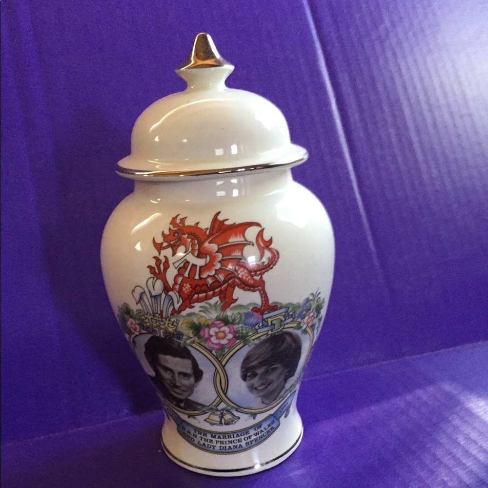 Prince Charles & Lady Diana Wedding Ginger Jar